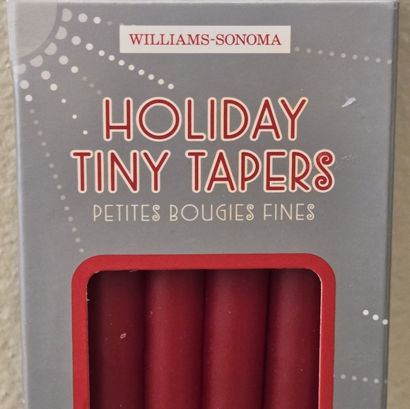 Williams Sonoma Glass Turkey Taper Candleholders & 12 Candles - Picture 7 of 8